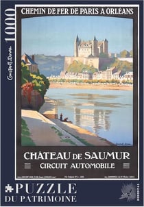 Puzzle 1000 pièces - 26H - Château de Saumur par Constant-Duval