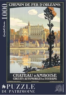 Puzzle 1000 pièces - Château d'Amboise par Constant-Duval