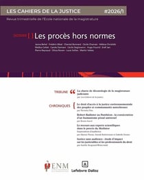 Les cahiers de la justice n.1/2026