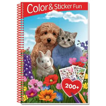 Bb animaux - 3d lenticular color and sticker fun