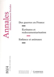 Revue Annales n.4 : Varia (édition 2025)