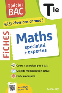 Spécial bac : Fiches Maths spécialité + expertes : Terminale -Tout le programme en 61 fiches, mémos, schémas-bilans, exercices et QCM (édition 2026)
