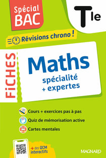 Spécial bac : Fiches Maths spécialité + expertes : Terminale -Tout le programme en 61 fiches, mémos, schémas-bilans, exercices et QCM (édition 2026)