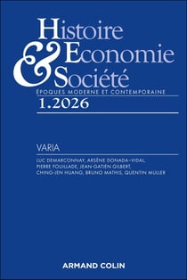 Histoire, économie & société n.2026/1 : Varia