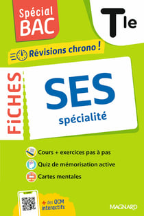 Spécial bac : Fiches SES : Terminale - Tout le programme en 59 fiches, cours ultra-visuels, schémas-bilans, exercices, quiz et Grand oral (édition 2026)