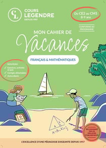 Mon cahier de vacances - Du CE2 au CM1 (8-9 ans) Français & Mathématiques : Exercices et Quiz Corrigés détachables Autocollants