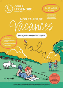 Cours Legendre : Mon cahier de vacances Français & Mathématiques : Du CP au CE1 - Exercices et Quiz Corrigés détachables Autocollants