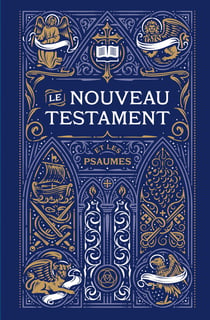 Le nouveau testament et les psaumes  relie avec jaspage