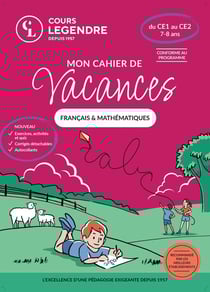 Mon cahier de vacances - Du CE1 au CE2 (7-8 ans) Français & Mathématiques : Exercices et Quiz Corrigés détachables Autocollants