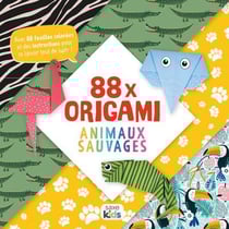 Saxe Kids : 88X Origami : Animaux sauvages