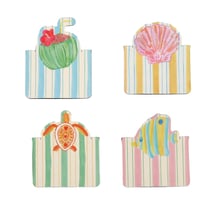 Set 4 magnets aquarelle - Cultura