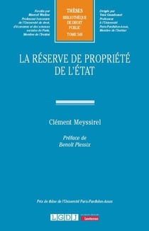 La réserve de propriété de l'État