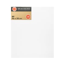 Lot de 6 châssis économiques - 8F - 46 x 38 cm - Toile coton