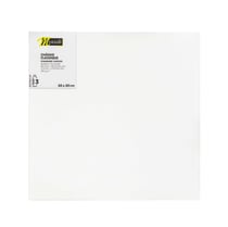 Châssis Monali - Polyester recyclé 65% coton 35% - Blanc - 50 x 50 x 2,5 cm