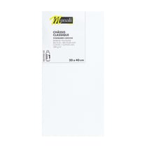 Châssis Monali - Polyester recyclé 65 % coton 35 % - Blanc - 20 x 40 x 1,8 cm