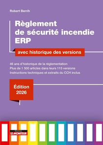 Règlement de sécurité incendie ERP avec historique des versions (édition 2026)
