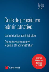 Code de procédure administrative (édition 2027)