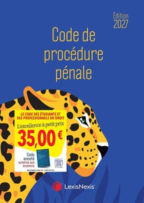 Code de procédure pénale (édition 2027)