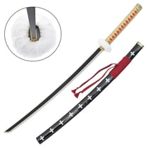 Katana décoratif en bois inspiré de celui de Trafalgar Law - One Piece