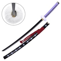 Katana décoratif en bambou inspiré de celui de Trafalgar Law - One Piece