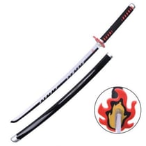 Katana décoratif en bambou inspiré de celui de Tanjiro Kamado - Demon Slayer