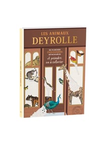 Les animaux deyrolle a colorier - 48 planches detachables a peindre ou a colorier