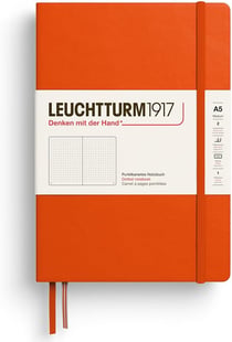 Carnet Leuchtturm1917 - Pumpkin – A5 14,5 x 21 cm – 251 pages dots