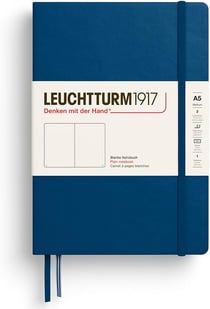 Carnet Leuchtturm1917 - Indigo - A5 14,5 x 21 cm - 251 pages uni
