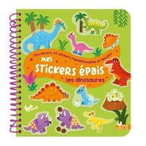 Mes stickers épais - les dinosaures