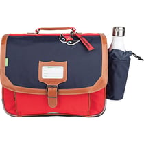 Cartable Tann's - Bleu et rouge - Les signatures Arthur - 2 compartiments