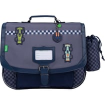 Cartable Tann's 38 cm - Gris - Romain - 2 compartiments
