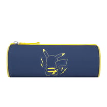 Trousse ronde 1 compartiment La Plume Dorée - Pokémon Pikachu vintage