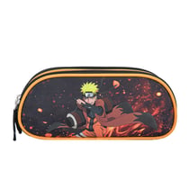 Trousse rectangulaire 2 compartiments La Plume Dorée - Naruto Shippuden