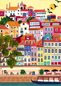 Puzzle 1000 Pièces Pieces & Peace - Porto Pieces & Peace - Portugal