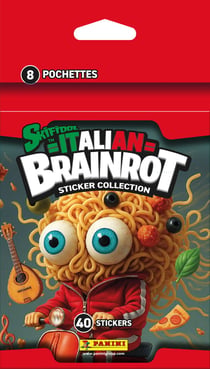 Blister 8 pochettes Skifidol Italian Brainrot - Panini