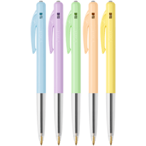 Lot de 50 stylos bille rechargeable BIC - bleu - pointe moyenne