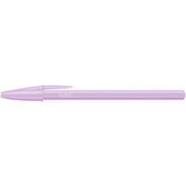 Stylo bille BIC - Cristal Pastel violet - Bleu - Pointe moyenne