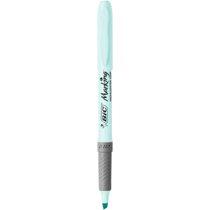 Surligneur pointe moyenne - BIC - Bleu -Pastel Grip