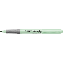 Surligneur pointe moyenne - BIC - Vert -Pastel Grip