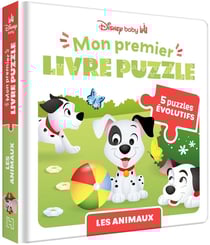 Mon premier livre puzzle : Disney Baby : Les Animaux