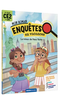 Mon roman enquêtes en vacances CE2 : Le trésor de New York