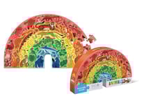 Maxi puzzle - 100 pièces - Arc-en-ciel Animaux - 6a+