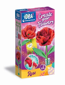 Crée tes fleurs rose - Clementoni