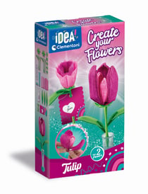 Crée tes fleurs tulipe - Clementoni