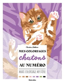 Mes coloriages au numéro : Chatons