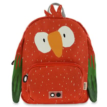 Sac à dos maternelle Trixie 23 cm - Rouge - M. Perroquet - 1 compartiment