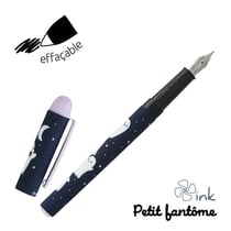 Stylo plume Ink - Plumink Plastique Petit fantôme - Pointe moyenne - Modèles aléatoires - Vendu à l'unité