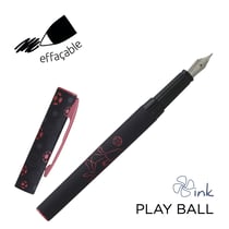 Stylo plume Ink - Plumink Metal Playball - Pointe moyenne - Modèles aléatoires - Vendu à l'unité