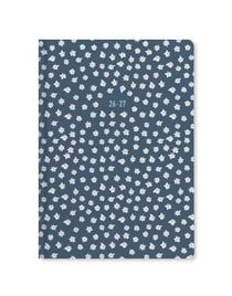 Agenda scolaire semainier 2026/2027 Lett's - Bleu - A5 - Daisies