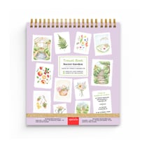 Carnet de voyage La Petite Epicerie - Secret Garden - 20 cartes postales à peindre - Papier aquarelle - 350 g/m²